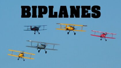 BIPLANES | 3x Bücker Bü 131 Jungmann + 2x Boeing