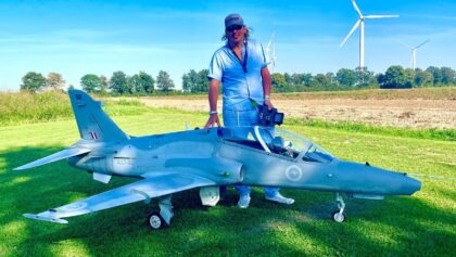 Beautiful Giant RC Hawk with Turbine from Tomahawk Design |