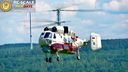 Beautiful Heliclassics RC Kamov Ka-32 Full Scale RC Helicopter with