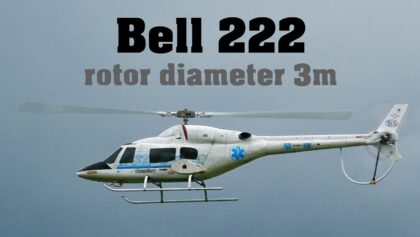 Bell 222 | giant RC helicopter | 4K | Nesvacily