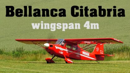 Bellanca Citabria | 4m scale RC airplane | 4K |