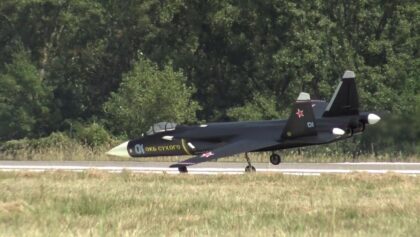 Best sounding Suchoi SU-47 Berkut RC Turbine Model Jet