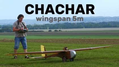 Chachar | 5m giant scale RC glider | 4K |