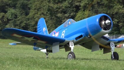 Corsair F4U-1D With Moki Radial Engine