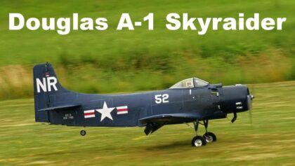 Douglas A-1 Skyraider | giant scale RC airplane | 4K