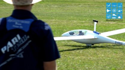 EB28 & 2X PULS PARITECH RC SCALE GLIDER AIRSHOW FLIGHT