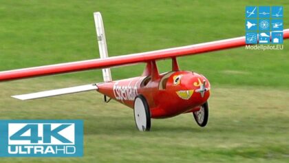 ESPENLAUB E7 M 1:2,5 RC HISTORICAL SCALE GLIDER FLIGHT MARTIN