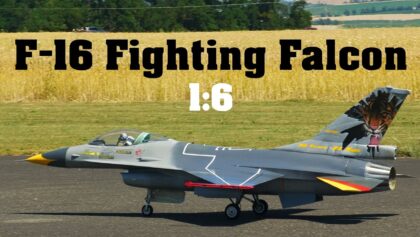 F-16 Fighting Falcon | 1:6 scale jet turbine RC model