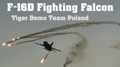 F-16D Fighting Falcon | Tiger Demo Team Poland | SIAF