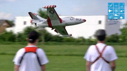 F9F PANTHER RC SCALE TURBINE JET AEROBATIC FLIGHT RAINER SEIBOTH