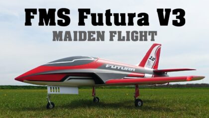 FMS Futura V3 | EDF RC aircraft | MAIDEN FLIGHT