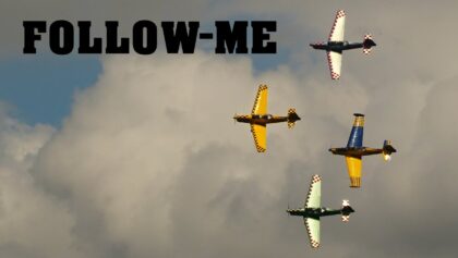 FOLLOW-ME formation team 3x Z-226 + Z-326 | Airshow Breclav