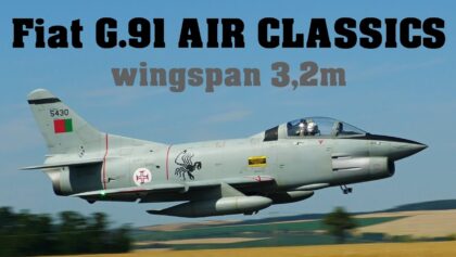 Fiat G.91 AIR CLASSICS 1:2,7 | GIANT scale jet turbine