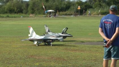 Flugtag 60 Jahre MSV Oberhausen – Two F-16 in Action