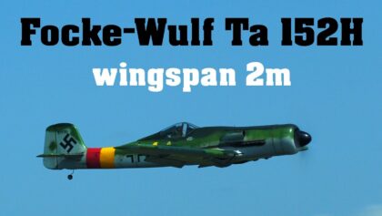 Focke-Wulf Ta 152 | scale RC airplane | 4K |