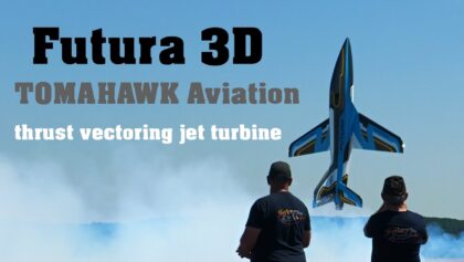 Futura 3D TOMAHAWK | thrust vectoring jet turbine | 4K