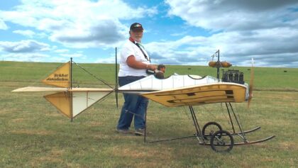 GIANT RC FOKKER SPINNE 1911 – MEMORIAL FLIGHT