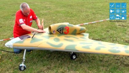 GOTHA P.60A RC TURBINE JET FLIGHT INTERVIEW ERIK VAN DEN