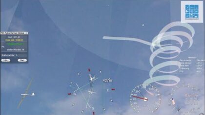 GPS Triangle sls scale Klasse 12 Runden mit dem AEROFLY