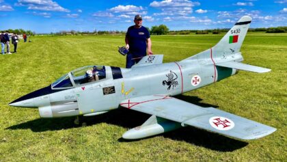 Giant XXXL Fiat G 91 RC Turbine Model | Scale