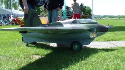 HIGH SPEED RC JET TURBINE MODEL MESSERSCHMITT ME-163 B 1A