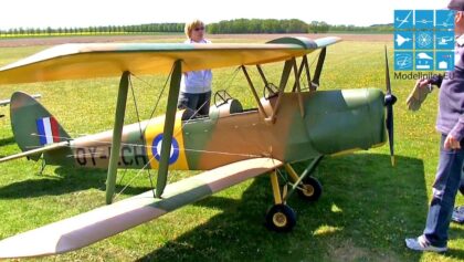 HUGE 50% RC SCALE DE HAVILLAND DH.82 TIGER MOTH II
