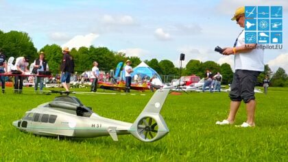 HUGHES 500 & EC 155 RC SCALE MODEL HELICOPTER STEPHAN