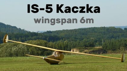 IS-5 Kaczka | 6m RC canard glider | 4K |