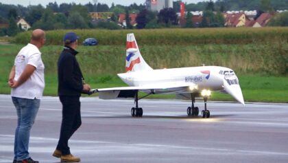 LARGEST RC CONCORDE DISPLAY FLIGHT @ JETS & PROPS 2022