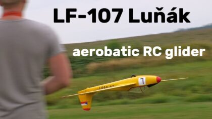 LF-107 Luňák | 3,6m aerobatic scale RC glider | 4K