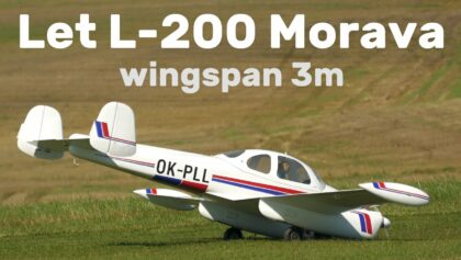 Let L-200 Morava | 3m scale RC airplane | 4K