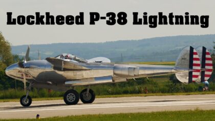 Lockheed P-38 Lightning | Pardubice Airshow 2023 | 4K