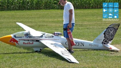 MDM-1 FOX 50% 1:2 PARITECH RC SCALE TURBINE GLIDER AEROBATIC