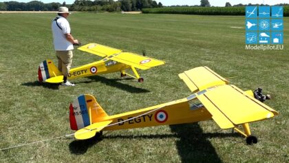 MORANE SAULNIER MS 505 1:4 STORCHSCHMIEDE SEMISCALE RC F-SCHLEPP TOWPLANE