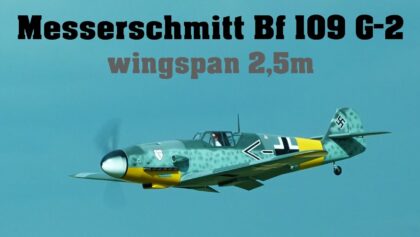 Messerschmitt Bf 109 G | scale RC plane | 4K