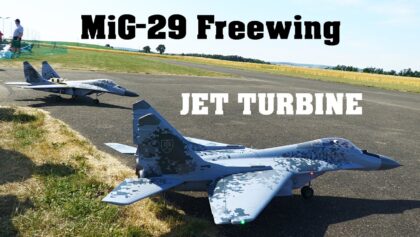 MiG-29 Freewing | JET TURBINE RC model | 4K |