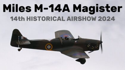 Miles M-14 Magister | 4K | 14th HISTORICAL AIRSHOW 2024