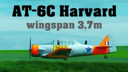 North American AT-6C Harvard | 3,7m giant scale RC airplane