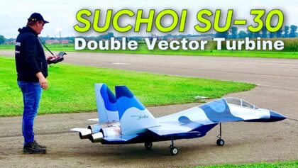 PURE SKILLS AND CONTROL! Huge SUCHOI SU-30 RC Vector Turbine