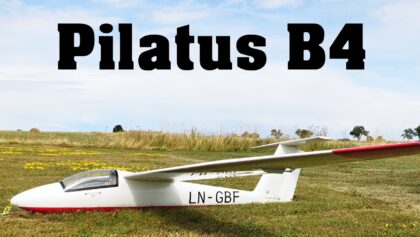 Pilatus B4 | scale RC glider | 4K | Rokytnice