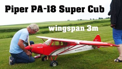 Piper PA-18 Super Cub | scale RC airplane | 4K