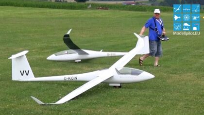 QUINTUS E, 2X ARCUS RACE RC SCALE GLIDERS FLORIAN SCHAMBECK