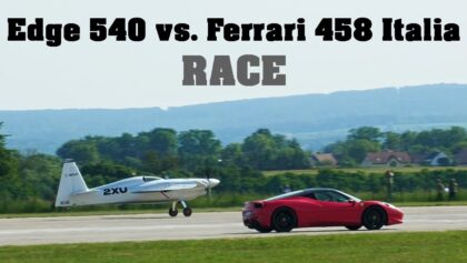 RACE Edge 540 vs Ferrari 458 Italia | Pardubice Airshow
