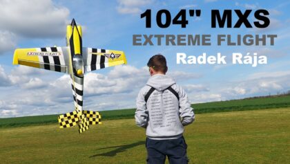 RADEK RAJA | RC aerobatics | 104″ MXS EXTREME FLIGHT