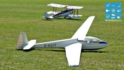 RC ASK 13 & DH.82A TIGER MOTH G-ANLD 35.7% 1:2,8