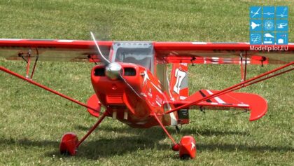 RC BELLANCA SUPER DECATHLON GRUPP MODELLBAU F-SCHLEPP RED SPECIAL-EDITION JEREMIAS
