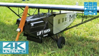 RC DORNIER MERKUR 1:6 OTTMAR WEHRLE (GER) F4 SCALE WORLD