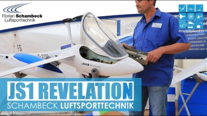 RC GLIDER JS1 REVELATION 1:3 & CALVADOS NEUHEITEN FLORIAN SCHAMBECK