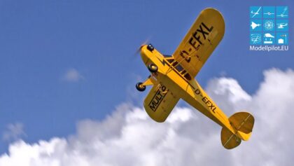 RC PIPER J-3 CLIPPED WING CUB 40% 1:2,5 BILL HEMPEL
