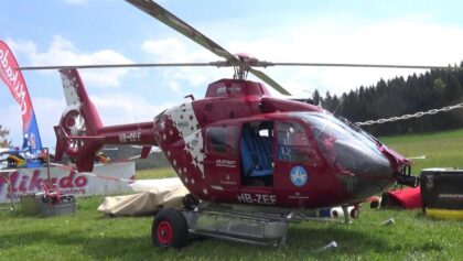 RC Scale Helicopter Rescue Air Zermatt Model EC135 T2 Turbine